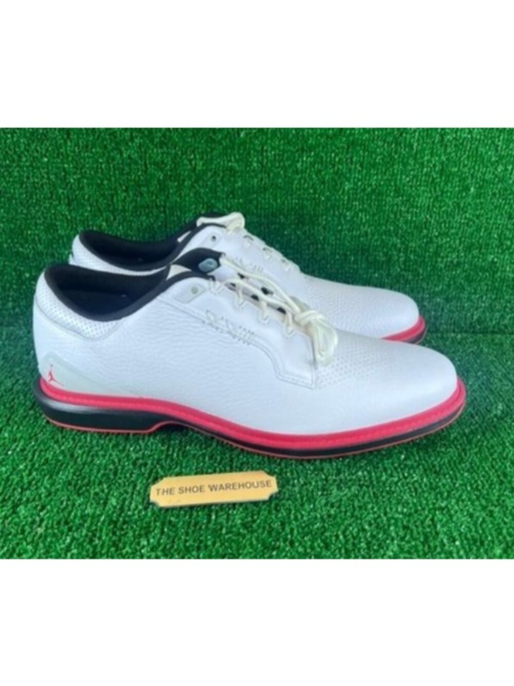 Men's Nike Air Jordan ADG 5 White Black Red FQ6642-103 Golf Shoes Size 11